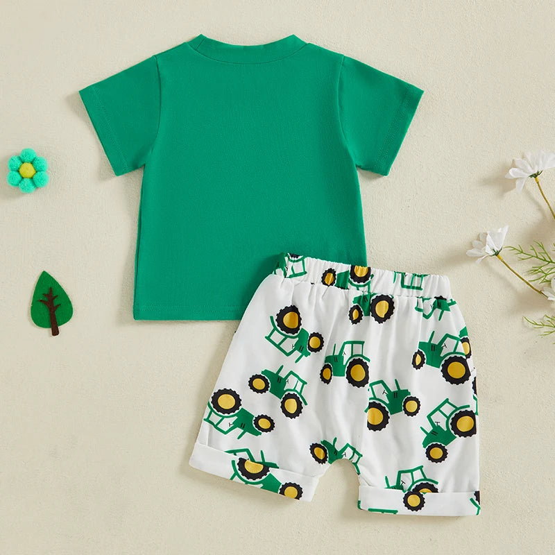 Baby Boy Tractor 2PC Set